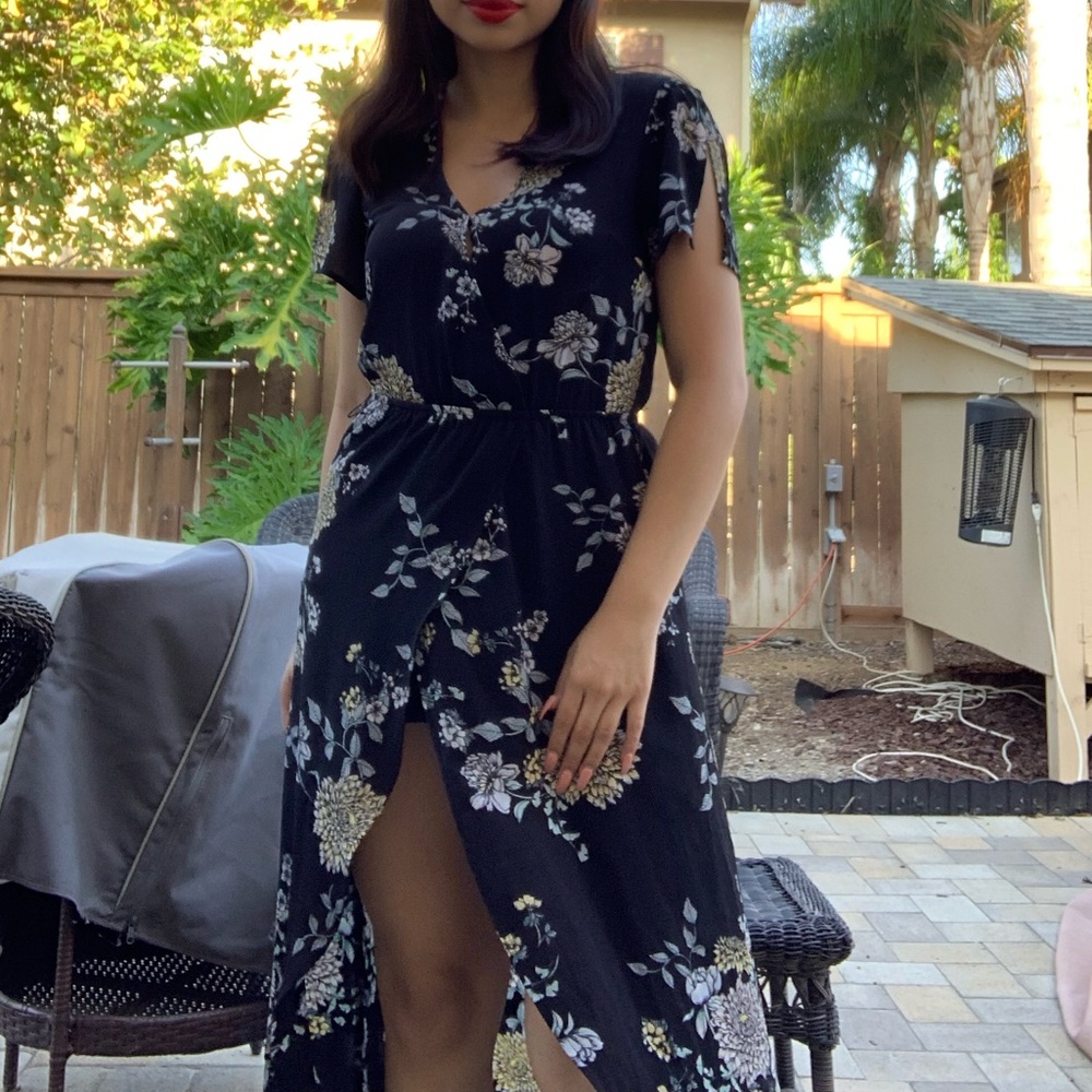 Floral maxi dress